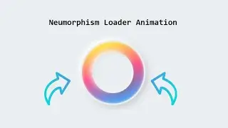 Neumorphism Loader Animation Using HTML and CSS Only | Html and Css design 