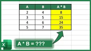 How to Multiply Numbers in Excel (Basic Way)