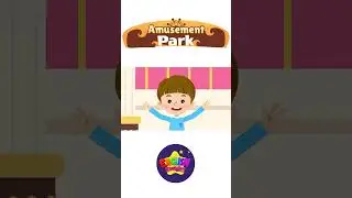 Kids vocabulary -Amusement park - Learn English for kids - English educational video 