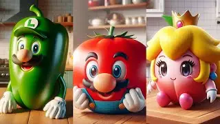 Mario Brothers in Fruit Form All Characters