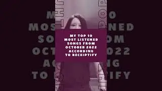 My top 10 most listened songs of October #kpop #shorts