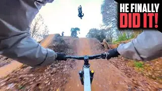 HE’S NEVER FLIPPED A DIRT JUMP UNTIL THIS WILD ATTEMPT!!
