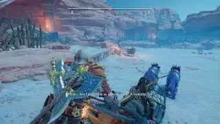 Kratos chuckles at Mimir's story