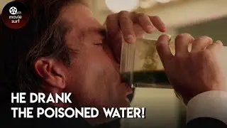 He drank the poisoned water! | Staged Killer