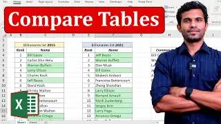 Find the Common Values between two Excel Tables