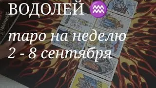 ВОДОЛЕЙ ТАРО расклад на неделю со 2 по 8 сентября 2024 года.