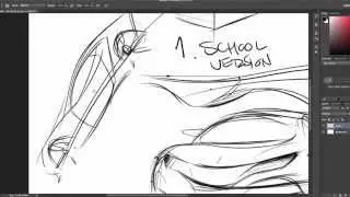 Sketching Cars in Photoshop