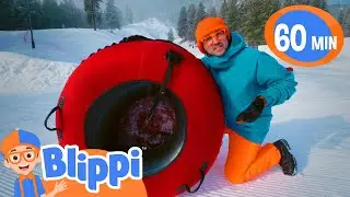 Playing in the Snow| Fun with Blippi! | Blippi Educational Songs for Kids