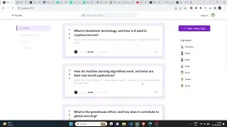 Discussion Forum website using Reactjs, Tailwindcss, Nodejs, mongodb and socket.io  Realtime message