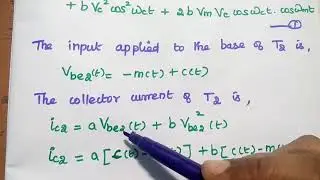 Generation of DSB-SC Wave - Balanced Modulator and Ring Modulator