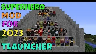 How to Download and Install Superhero mod in Tlauncher 2023 || Avengers DC mod tlauncher minecraft !