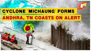 Cyclone Michaung: Alert Issued For Andhra & North Tamil Nadu-Puducherry Coasts, Rain In Odisha Too
