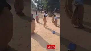 महात्मा गांधी राजकीय विद्यालय में बच्चों का नो बैग डे | बोरी दौड़ 🏃 school fun #ytshorts