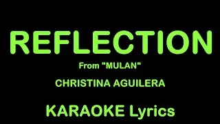 Reflection (Lyrics) - Christina Aguilera Karaoke Lyrics