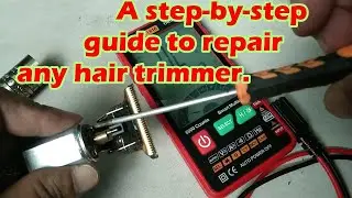 How To Repair A Vintage T9 Trimmer | A step by step guide