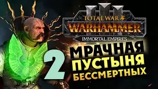Фолькмар Мрачный в пустыне Total War Warhammer 3 - Бессмертные Империи - часть 2