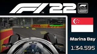 F1 22 Singapore World Record & Setup (1:34.595)