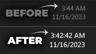 How to show Seconds in taskbar Clock Windows 11 - Seconds in Taskbar System Tray Clock