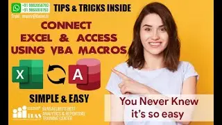 CONNECT EXCEL AND MS ACCESS USING EXCEL VBA MACROS