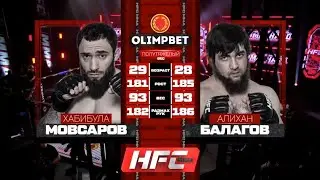 Хабибула Мовсаров vs Алихан Балагов полный бой
