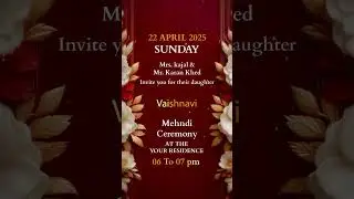 Indian Wedding Invitation  After Effect Templates Free Download