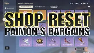 Genshin Impact SHOP RESET PAIMON'S BARGAINS for January 2022