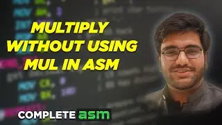Multiplication in assembly language without using MUL function | COAL | Assembly Language