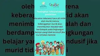 Peran Guru Dalam Meningkatkan Toleransi di Pendidikan #shorts