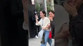 Funny reaction 😂💃😂  #mannequin #prank