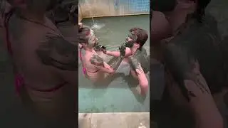 Памукали, термальный отель, температура воды в бассейне под открытым небом 40 градусов.