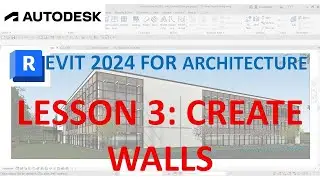 How to create a wall in Revit architecture #revit #autodesk