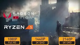Assassin's Creed Unity | Vega 56 | Ryzen 5 2600 | 1080p 1440p 2160p