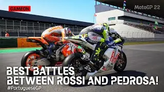 Motogp Legends - Dani Pedrosa | Best Battles Between Rossi and Pedrosa | #portugueseGP