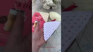 Ажурная закладка для книги #knitting #crochet #вязаниекрючком