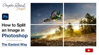 Split an Image in Photoshop  | The Easiest Way