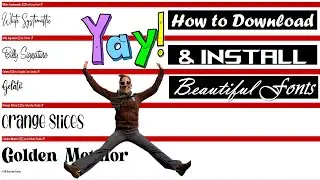 How to Download Fonts | How to Install fonts - Windows 10