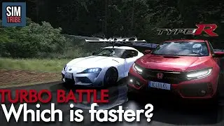 NEW SUPRA vs CIVIC Type-R | Which is faster? | Best Car Mods Touge Time-Attack Battle Assetto Corsa