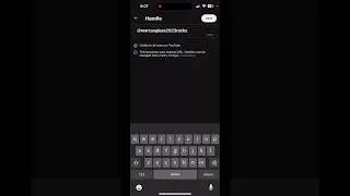 How To Change YouTube Handle From Phone