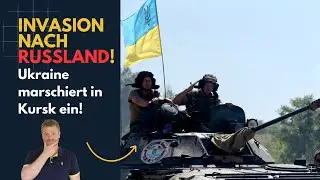 Invasion nach Russland: Ukrainische Truppen überqueren Grenze in Kursk!