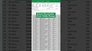 Quick Excel Tip: How to Create a Pivot Table in Seconds | Excel Shortcut Guide