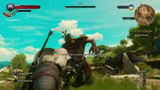 The Witcher 3 Blood and Wine David and Golyat Trophy / Achievement Guide Defeat The Giant Golyat