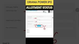 Oriana Power IPO Allotment Status Check ll Current GMP Today and Listing Gains