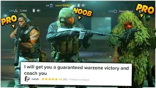 I Hired TWO PRO Warzone Coaches on Fiverr and Pretended to be a NOOB... *INSANE REACTION*
