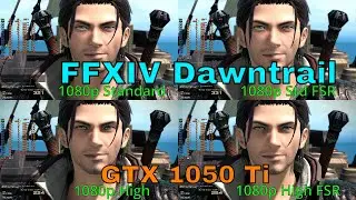 GTX 1050Ti - FFXIV Dawntrail Benchmark