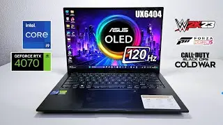 Zenbook Pro 14 OLED (2023) (UX6404) - 120Hz OLED - RTX 4070 - Better than M2 MACBOOK?