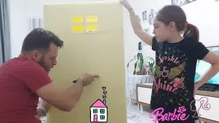 mega #barbie evimizin pencereleri tamamlanıyor #funnkids #funnvideo #BarbieRüyaEvi #barbieYoutube