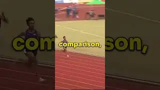 At 16 he ran 10.09