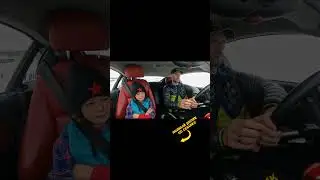 Ребенок за рулем.
