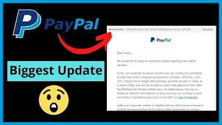 PayPal Biggest Update | PayPal No Longer in India?😱😱