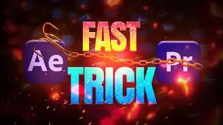 Dynamic Link Between After Effects & Premiere Pro- Secret Trick to work Faster 🚀